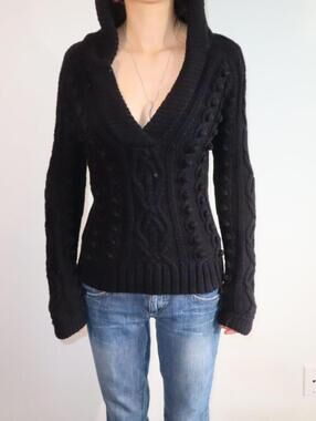 Moda International Women's Black Sweatshirt